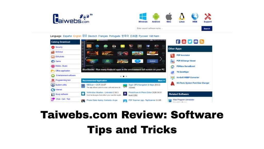 Taiwebs.com Review: Software Tips and Tricks